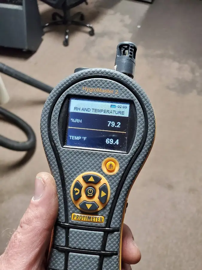 Moisture meter humidity assessment for Fire & Smoke Damage Restoration in Riverview